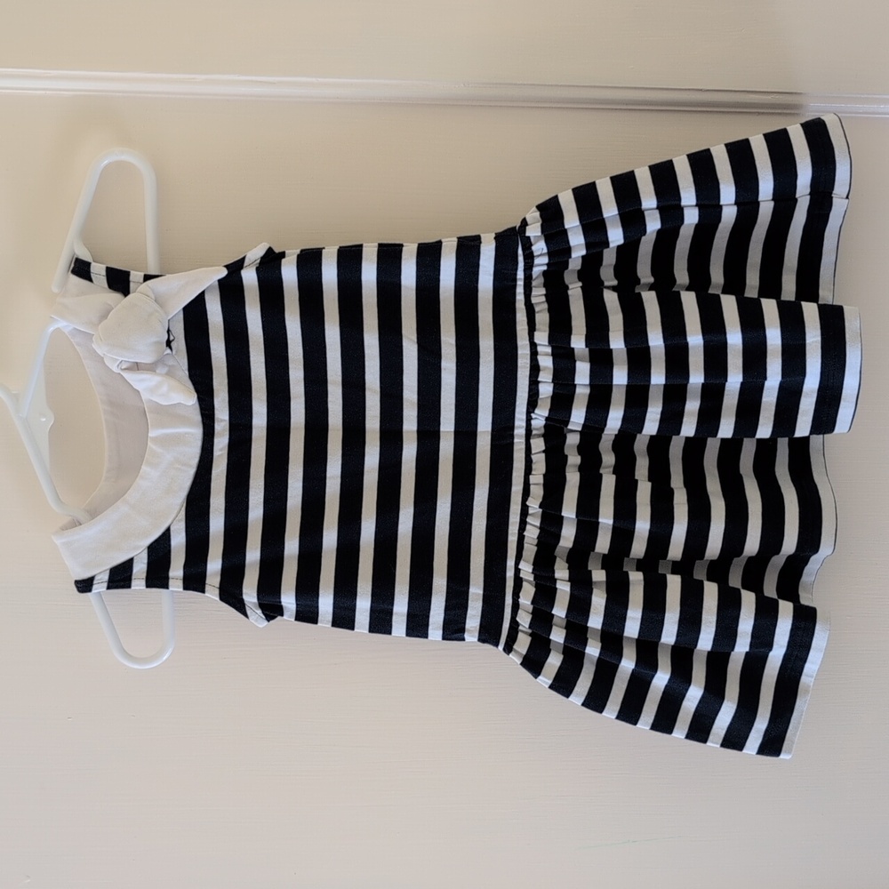 Nautical Striped Cotton Dress 24 Months